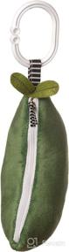 img 1 attached to 🍃 Manhattan Toy Farmer's Market Peas in A Pod Rattle, Squeaker & Travel Baby Toy: Bundle of Fun for Little Explorers!