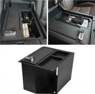 secure your firearms with hecasa center console gun safe storage box replacement for toyota tundra logo