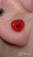 img 1 attached to Colorful Heart-Shaped Ear Tunnels Set - 6 To 18 Pieces In Gauge 6G-7/8 Inch By Qmcandy review by Lori Stein