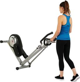 img 3 attached to EFITMENT Magnetic Elliptical Machine Trainer W/LCD Monitor And Pulse Rate Grips