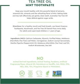 img 2 attached to 🌿 Tea Tree Mint Natural Toothpaste