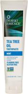 🌿 tea tree mint natural toothpaste logo