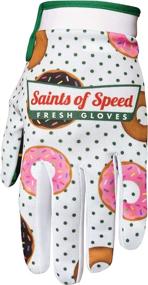 img 3 attached to 🚵 Sleek and Durable: Saints of Speed Mountain Bike & Motorcycle Gloves (Medium, Glazers)