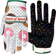 🚵 sleek and durable: saints of speed mountain bike & motorcycle gloves (medium, glazers) logo