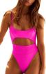 qinsen swimsuits shoulder bodysuit monokini women's clothing in swimsuits & cover ups logo