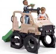 step2 safari truck climber: большой детский игровой набор на свежем воздухе для часов веселья! логотип
