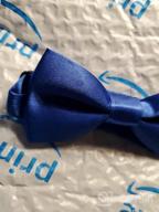 img 1 attached to 🎀 Adjustable Pre-Tied Solid Color Bowties for Boys - Ideal for Weddings and Parties review by Joshua Flake