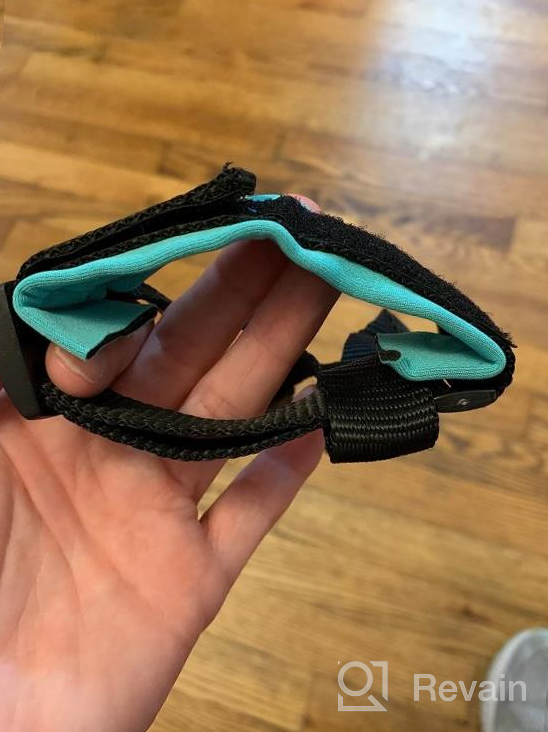 img 1 attached to Soft Padded Dog Muzzle - Neoprene Comfort & Adjustable Fit For Small, Medium & Large Dogs | BRONZEDOG (Mint Green, Small) review by Juan Harrington