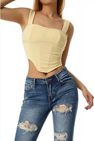 img 3 attached to Vintage Streetwear Women'S Push-Up Bustier Corset Top With Tank Straps For Party And Clubwear