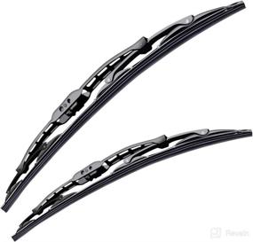 img 4 attached to 🚗 OTUAYAUTO Factory Aftermarket Windshield Wiper Blades - Compatible Replacement for Toyota Rav4 (2006-2012) - 24"+17" Front Window Wiper Set