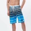 colorful stripe quick dry board shorts for men - ynimioaox swimming trunks logo
