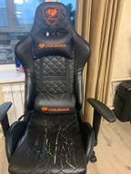 img 1 attached to Gaming chair COUGAR Armor One, on wheels, eco leather, black/orange [cu-armone] review by Wiktor Wnkowicz ᠌