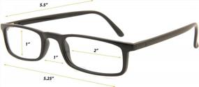 img 1 attached to Experience Comfort And Clarity With Nannini Quick 7.9 Lightweight Reading Glasses