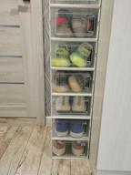 img 2 attached to Shoe container Marus 3L-901-8E, 8 pcs., transparent review by Ivana Gembick ᠌
