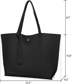 img 3 attached to PHABULS Waterproof Handbags Clearance Shoulder Women's Handbags & Wallets ~ Totes