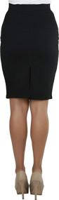 img 3 attached to 💃 ToBeInStyle Women's Solid-Print Pencil Skirts - Enhancing Your Style!