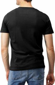 img 3 attached to H2H Mens Casual Slim Fit Short Sleeve T-Shirts Cotton Blended Soft Lightweight V-Neck/Crew-Neck