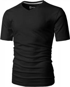 img 2 attached to H2H Mens Casual Slim Fit Short Sleeve T-Shirts Cotton Blended Soft Lightweight V-Neck/Crew-Neck