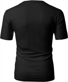 img 1 attached to H2H Mens Casual Slim Fit Short Sleeve T-Shirts Cotton Blended Soft Lightweight V-Neck/Crew-Neck