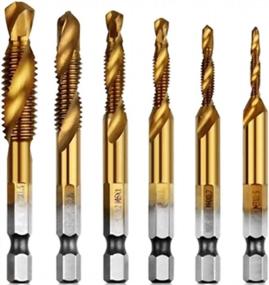 img 3 attached to Efficiently Tackle Hard Metal Projects With Aiyun'S 6-Pack Metric Drill Tap Set For Steel And Aluminum