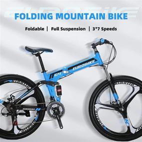 img 3 attached to YH-G4 Folding Bike 26" 3-Spoke Mag Wheels 21 Speed Full Suspension Dual Disc Brakes Foldable Mountain Bicycles For Mens