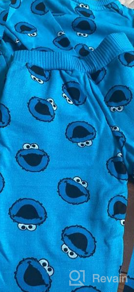 img 1 attached to Sesame Street 2-Piece 👦 Sweatshirt and Jogger Set for Boys review by David Lambert