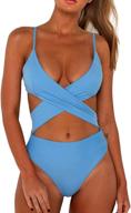 chyrii womens waisted monokini swimsuit women's clothing at swimsuits & cover ups logo