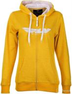 womens fly corporate zip hoodie logo