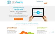 картинка 1 прикреплена к отзыву ClinicSource Therapy Practice Management от Austin Arvayo