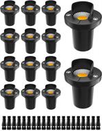 enhance your landscape with zuckeo's low voltage led well lights - waterproof spotlights for garden, yard, and pathways, pack of 14 with connectors included! логотип