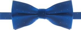 img 1 attached to Mens Polka Bowtie Pocket Square Men's Accessories good for Ties, Cummerbunds & Pocket Squares