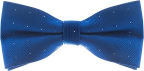 img 2 attached to Mens Polka Bowtie Pocket Square Men's Accessories good for Ties, Cummerbunds & Pocket Squares