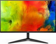 24b1h 23.6" frameless flicker-free blue light filter monitor with tilt adjustment from aoc's b1 series, 1920 x 1080 resolution and 60hz refresh rate logo