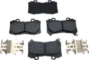 img 1 attached to ACDelco Gold 17D1802CH Ceramic Front Disc Brake Pad Kit