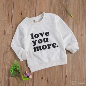 img 3 attached to 🌈 Adorable Rainbow Sweatshirt for Toddlers: Comfy Long Sleeve Pullover Sweater for Casual Fashion in Fall/Winter