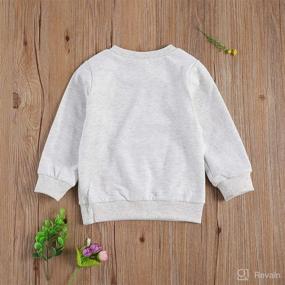 img 2 attached to 🌈 Adorable Rainbow Sweatshirt for Toddlers: Comfy Long Sleeve Pullover Sweater for Casual Fashion in Fall/Winter