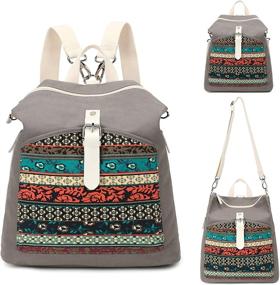 img 4 attached to Backpack Fashion Lightweight Shoulder Daypack Women's Handbags & Wallets : Fashion Backpacks