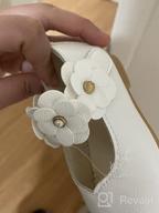 img 1 attached to Vokamara Cutout Flower Decoration Shoes for Girls review by Betsy Nash