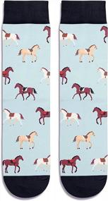 img 1 attached to Funny Animal Socks: Unisex Gifts For Women & Men - Chicken, Goat, Horse, Dog, Llama, Flamingo & Sloth!