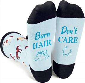img 4 attached to Funny Animal Socks: Unisex Gifts For Women & Men - Chicken, Goat, Horse, Dog, Llama, Flamingo & Sloth!