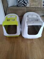 img 2 attached to 🐱 Modern Flip Grey Cat Litter Box with Warming Features review by Vassil Ivanov ᠌