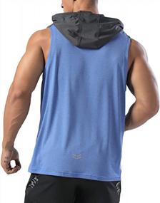 img 3 attached to Men'S Sleeveless Hooded Workout Tank Top - Cut Off Athletic Gym Hoodie Shirt By Magiftbox T55N
