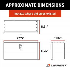 img 3 attached to Lippert 664640 SolidStep Storage Box - Secure & Durable Components