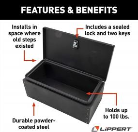 img 2 attached to Lippert 664640 SolidStep Storage Box - Secure & Durable Components