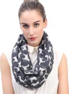 🐾 lina lily labrador infinity scarves & wraps: lightweight women's accessories for effortlessly chic style logo