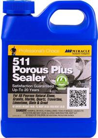 img 4 attached to Miracle Sealants PLUS QT 511 Porous Plus Sealer, 32 унции, кварта