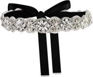 yanstar handmade wedding rhinestone bridesmaid women's accessories : belts logo