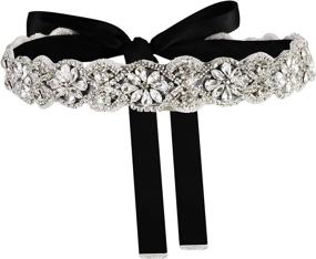 img 4 attached to Yanstar Handmade Wedding Rhinestone Bridesmaid Women's Accessories : Belts