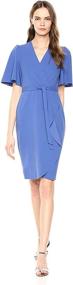 img 3 attached to Donna Morgan Womens Crepe Acrylic Women's Clothing ~ Dresses