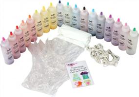 img 3 attached to 🌈 Tulip One-Step Tie-Dye Kit Party Supplies - 18 Rainbow Bottles for Tie Dyeing